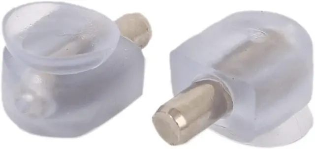 Alt view image 2 of 2 - Furniture Glass Rubber Suction Cup Base Shelf Support Pin 5mm Dia 20pcs
