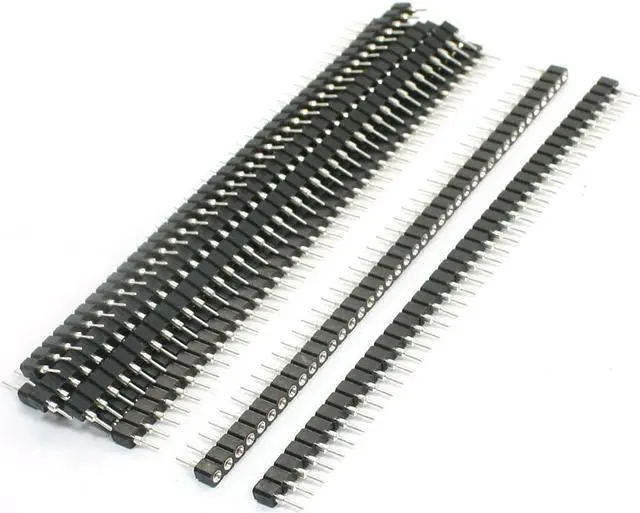 Main image of Unique Bargains 10pcs 2.54mm Pitch Straight Single Row Female Header Connector 40Pins
