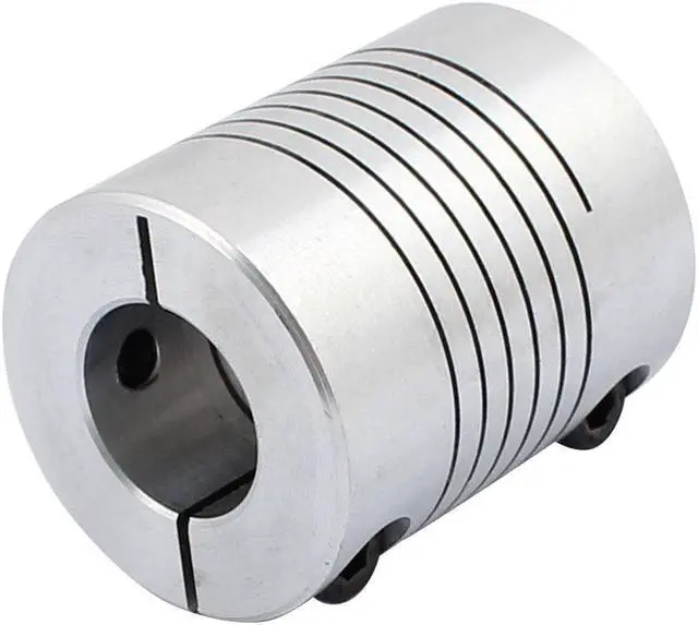 Alt view image 2 of 3 - 8mm To 16mm Shaft Coupling 40mm Length 32mm Diameter Stepper Motor Coupler Aluminum Alloy Joint Connector for 3D Printer CNC Machine DIY Encoder