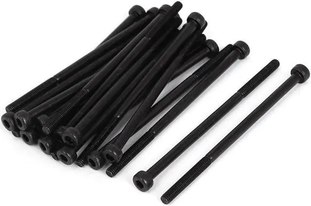 Main image of M3x60mm 12.9 Alloy Steel Hex Bolt Socket Head Cap Machine Screws Black 20Pcs