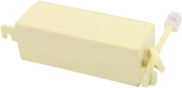 Alt view image 3 of 3 - Unique Bargains2 Pcs Plastic Housing Telephone ADSL Modem 6P4C 1 to 5 Line Splitter Filter
