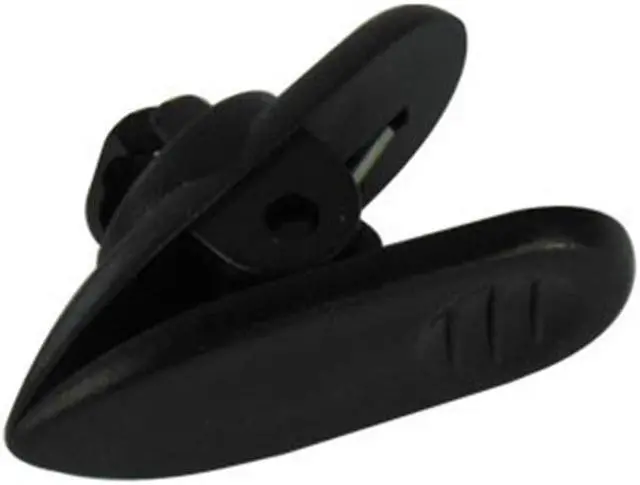 Alt view image 4 of 7 - Plastic Earphone Headphone Cable Wire Clip Nip Clamp Black 50 Pcs