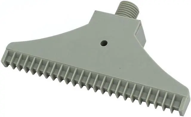 Main image of 1/4BSP Male Thread 110mm Width ABS Single Hole Air Blow Off Flat Jet Nozzle Gray