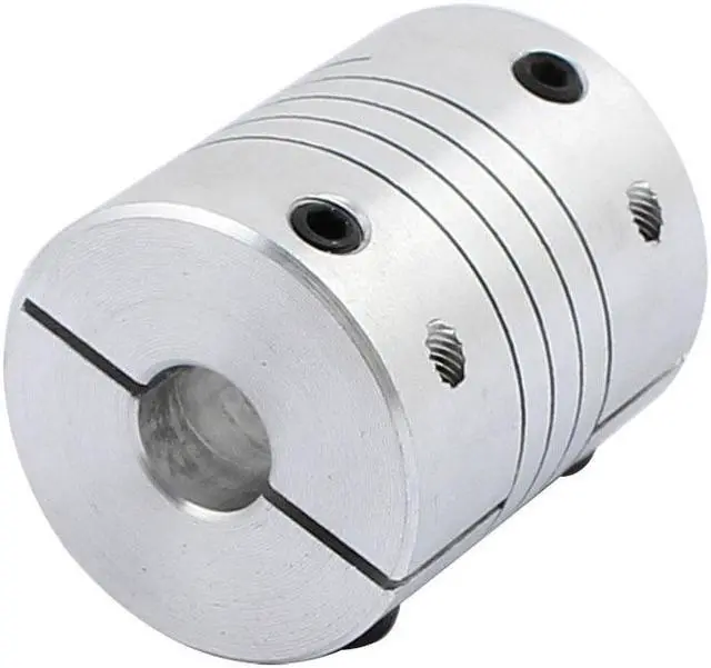 Alt view image 2 of 3 - Unique BargainsMotor Shaft 8mm to 12mm Joint Helical Beam Coupler Coupling 25mm Dia 30mm Length