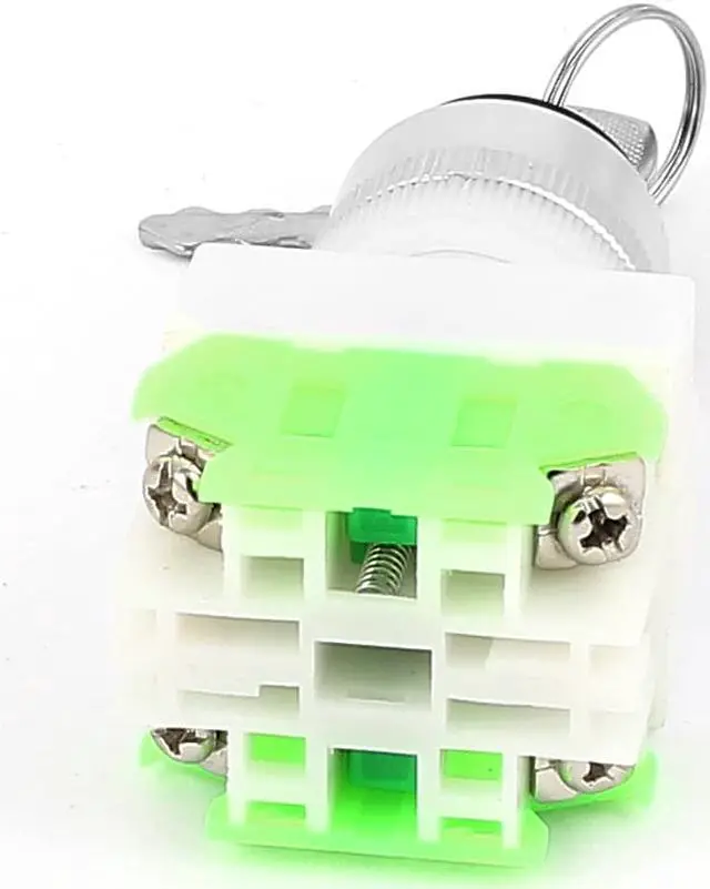 Alt view image 4 of 4 - Unique Bargains AC 660V 10A NC NO 3 Position 4 Terminal Selector Rotary Switch w Keys