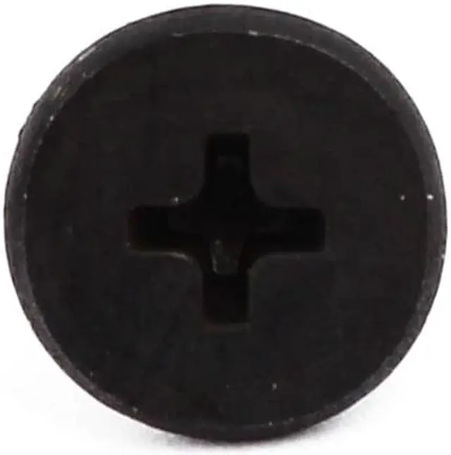 Alt view image 3 of 3 - Laptop Computer Shockproof Phillips Flat Head Bolt Hard Drive Screws Black 50pcs