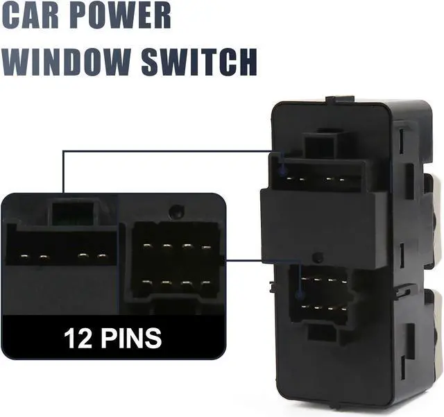 Alt view image 4 of 4 - Front Left Power Window Master Control Switch 5475735 for 02-07 Buick RENDEZVOUS