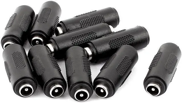 Main image of 10Pcs DC Power Female to Female Jack Adapter 2.1x5.5mm Connector For CCTV Camera