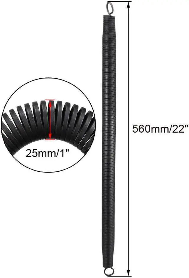 Alt view image 2 of 3 - Black Metal Internal Pipe Bending Spring 560mm Long 1" Dia