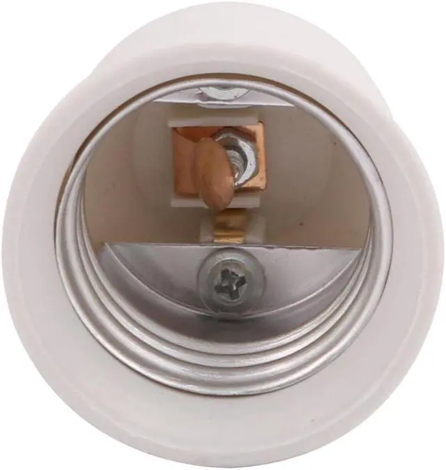 Alt view image 3 of 3 - 10Pcs E17 to E26 Extender Adapter Converter Lamp Bulb Socket Holder 55mm Height