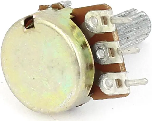 Alt view image 3 of 3 - 5 Pcs 10K OHM Linear Taper Rotary Potentiometer 10KB B10K Pot