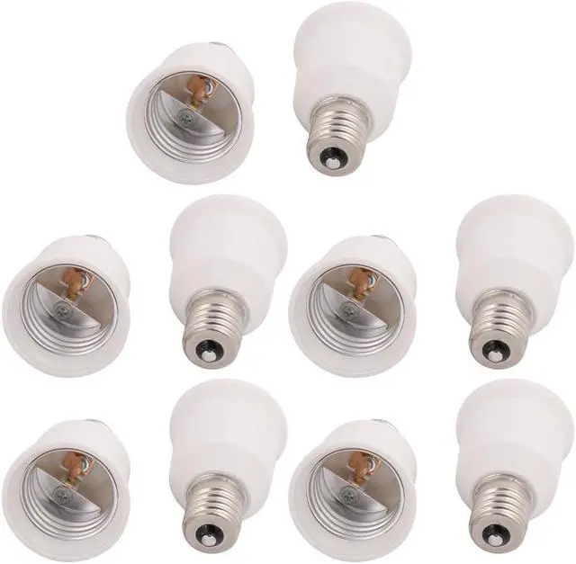 Main image of 10Pcs E17 to E26 Extender Adapter Converter Lamp Bulb Socket Holder 55mm Height