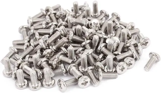 Main image of M4 x 10mm TV Computer LCD Monitor Stand Mounting Phillips Head Screw 100pcs