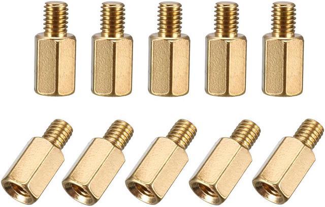 10 Pcs PCB Motherboard Standoff Hex Spacer Screw Nut M3 Male 4mm to Female  7mm 