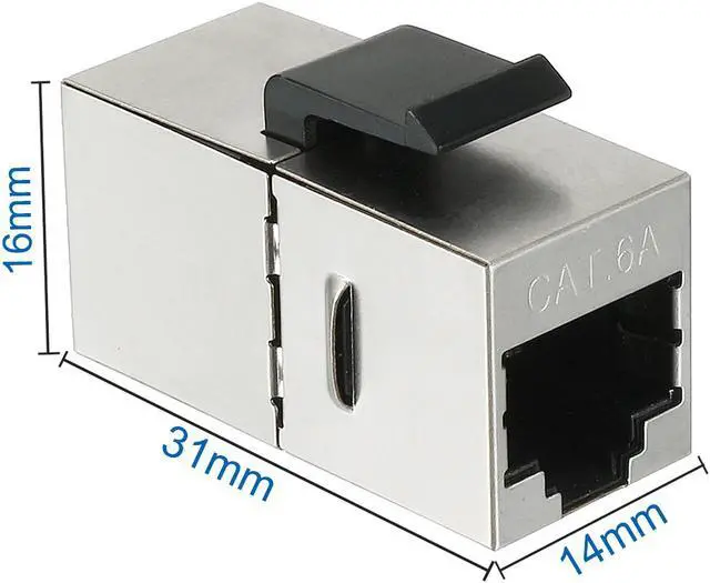 Alt view image 3 of 7 - Unique Bargains Replacement RJ11 6P4C Plug Telephone Phone Cable Cord Connectors 60 Pcs