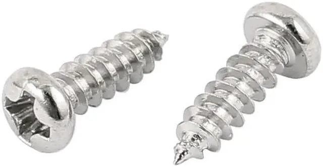 Alt view image 2 of 2 - 100pcs M3 x 10mm Stainless Steel Cross pan Head Self Tapping Screws Bolts