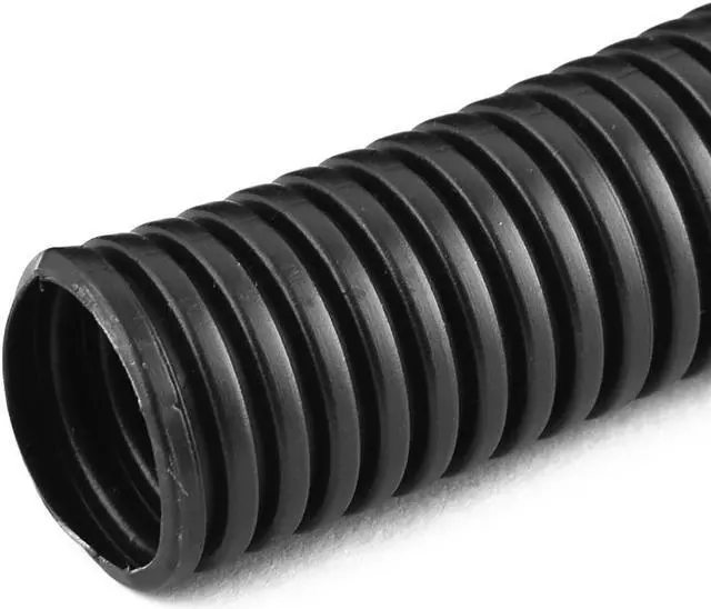 Alt view image 2 of 2 - Plastic Flexible Corrugated Conduit Hose Tubing Black 21mm Outer Dia 4M Long