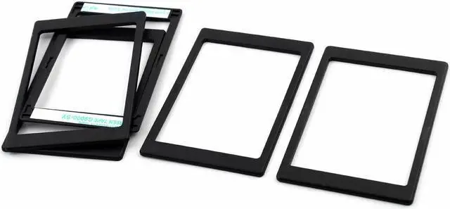 Main image of Computer Plastic 7mm to 9.5mm HDD SSD Hard Drive Thickening Pad Frame Black 5pcs