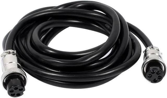 Main image of GX16 5 Pins Double Female Head Aviation Socket Connector Electrical Cable 2m
