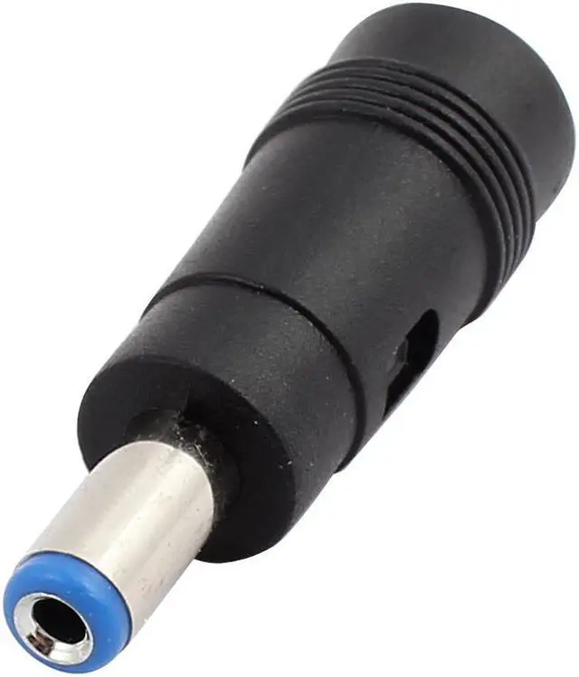 Alt view image 2 of 2 - 2.1mm x 5.5mm DC Power Coupler Male to Female Connector Black
