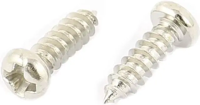 Alt view image 2 of 2 - 50pcs M3 x 10mm Stainless Steel Cross pan Head Self Tapping Screws Bolts