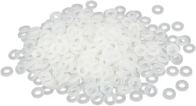 Main image of M3 x 6mm x 1mm Nylon Flat Insulating Washers Gaskets Spacers Fastener 400PCS