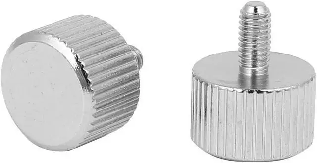 Alt view image 2 of 2 - M3 x 6mm Nickel Plated Flat Head Knurled Thumb Screw 30pcs for Computer PC Case