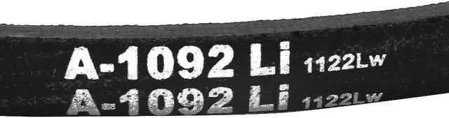 Alt view image 3 of 3 - A1092Li 13mm Width 8mm Thickness Rubber High Strength Transmission Drive V-Belt