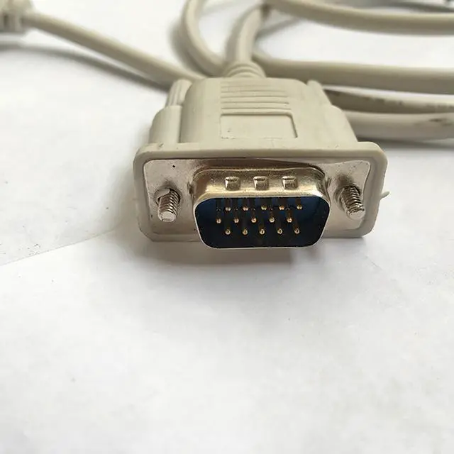 Alt view image 3 of 5 - Unique Bargains 1.4M VGA HD15 15 Pin Male to DB9 9 Pin RS232 Male Adapter Cable Lead Converter