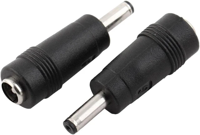 Alt view image 2 of 2 - 5.5 x 2.1mm Female to 4.0 x 1.7mm Male DC Power Connector Jack Adapter 4 Pcs