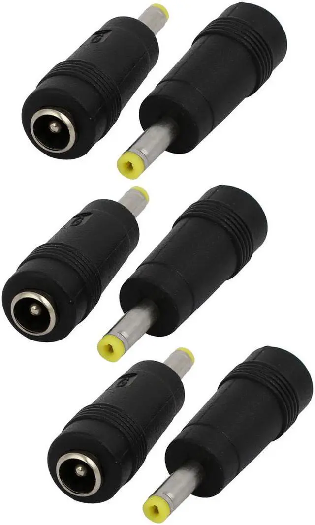 Main image of 5.5 x 2.1mm Female to 4.0 x 1.7mm Male DC Power Adapter Connector 6pcs