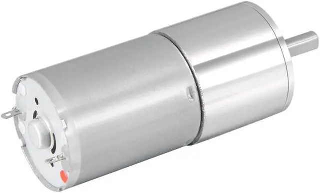 Alt view image 3 of 5 - 12V DC 100 RPM Gear Motor High Torque Electric Reduction Gearbox Centric Output D Shaft