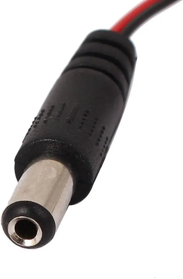 Alt view image 4 of 4 - 10pcs 9V DC Battery Power Cable 2.1x5.5mm Male Plug Clip Barrel T-type Connector