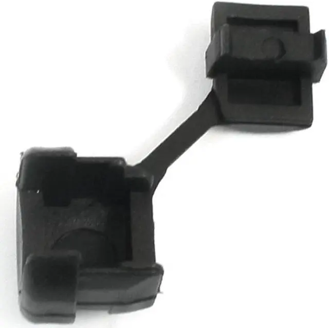 Alt view image 2 of 2 - Unique Bargains 100 x Black Electrical Nylon Strain Relief Bushing for 7mm Width Cord