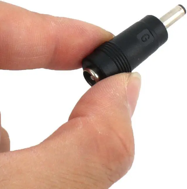 Alt view image 3 of 3 - 4mm x 1.1mm Male to 5.5mm x 2.1mm Female Jack DC Power Connector 6pcs