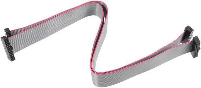 Main image of IDC 16 Pins Connector Flat Ribbon Cable Female Connector Length 30cm 2.54mm Pitch,5pcs