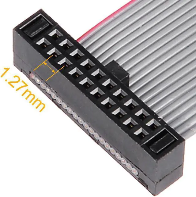Alt view image 4 of 7 - IDC 16 Pins Connector Flat Ribbon Cable Female Connector Length 30cm 2.54mm Pitch,5pcs