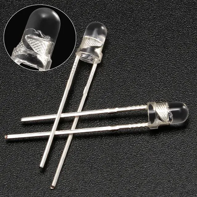 Alt view image 3 of 4 - 100pcs 3mm Colorful Slow Flashing LED Diode Electronics Emitting Light 3-3.4V