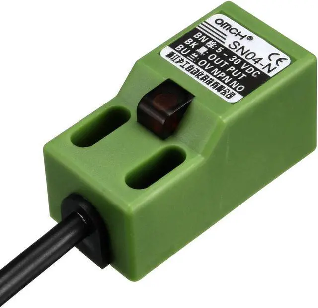 Alt view image 3 of 4 - Unique Bargains 4mm Inductive Proximity Sensor Switch NPN NO DC 5-30V 200mA 3-wire SN04-N