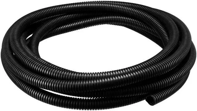 Alt view image 2 of 5 - Unique Bargains 6M 18.5mm Outside Dia Corrugated Bellow Conduit Tube for Electric Wiring Black