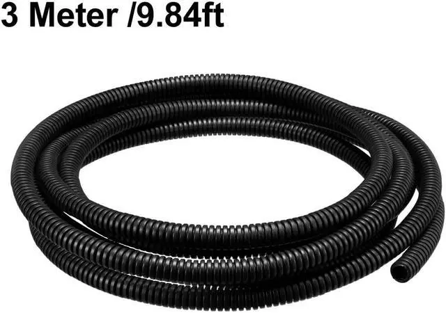Alt view image 5 of 5 - Unique Bargains 3 Meter 10mm Outside Dia Corrugated Bellow Conduit Tube for Electric Wiring