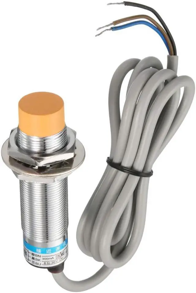 Alt view image 6 of 6 - Unique Bargains 8mm Inductive Proximity Sensor Switch NO DC 6-36V 300mA 3-wire LJ18A3-8-Z/BX