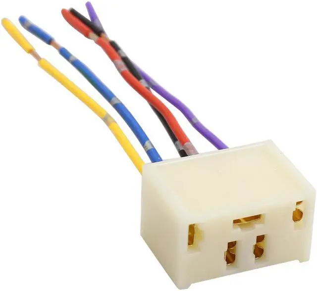 Alt view image 3 of 5 - 5 Pin Car Power Window Double Switch with Wiring Harness Socket DC 12V 3 in 1