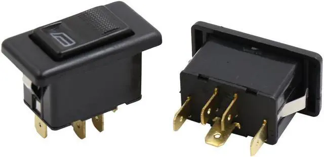 Alt view image 4 of 4 - 5 Pin Car Power Window Switch with Wiring Harness Pigtail Socket DC 12V 4 in 1