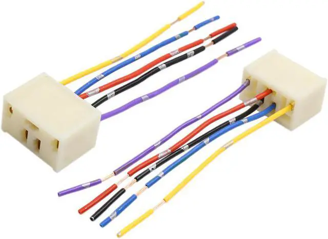 Alt view image 2 of 4 - 5 Pin Car Power Window Switch with Wiring Harness Pigtail Socket DC 12V 4 in 1