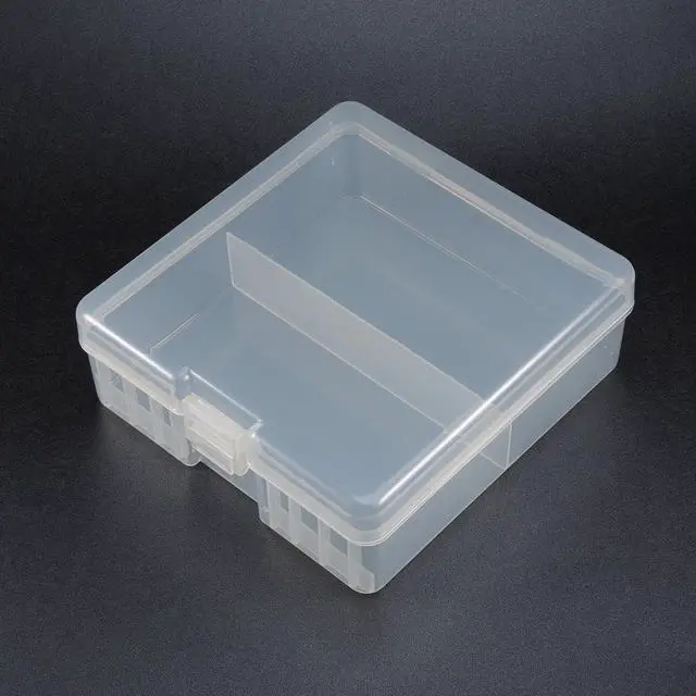 Alt view image 3 of 4 - Unique Bargains Portable Battery Storage Box Protective Container Transparent for AA Batteries