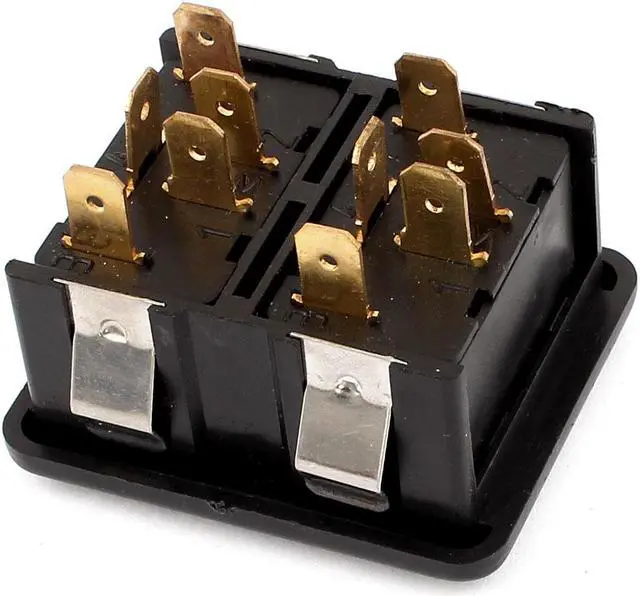 Alt view image 2 of 2 - Unique Bargains Car Vehicle 2 Button Position Window Switch Sanp in Glass Lift Controller