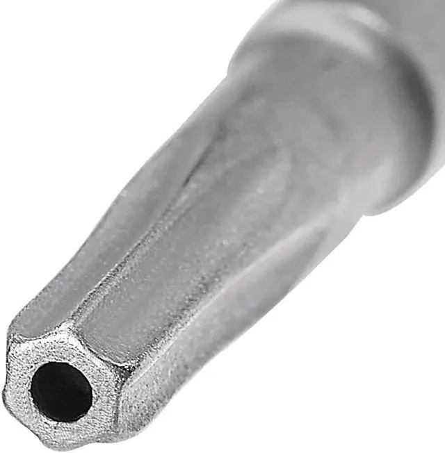Alt view image 3 of 5 - 10 Pcs 1/4" Hex Shank T9 Magnetic Security Torx Screwdriver Bits 100mm Length