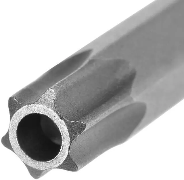 Alt view image 3 of 4 - 10pcs 100mm 1/4" Hex Shank T40 Magnetic Torx Head Security Screwdriver Bits S2