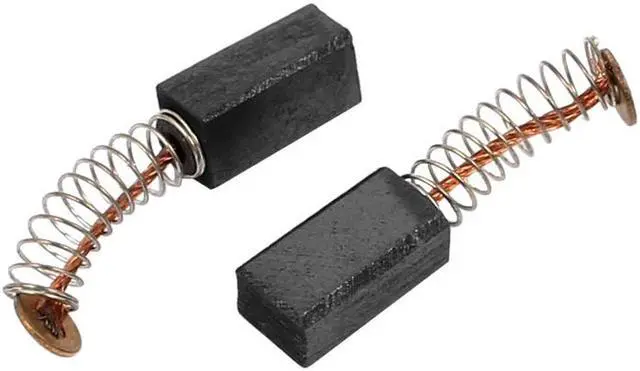 Alt view image 2 of 2 - 5 Pairs 12x6x5mm Carbon Brushes Power Tool for Electric Hammer Drill Motor